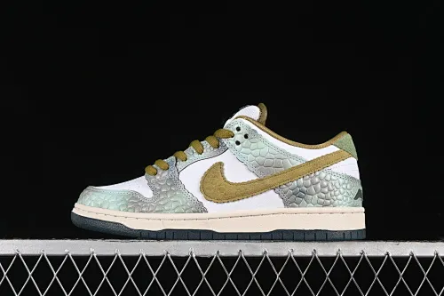 All Categories Nk SB Dunk Series Nk SB Dunk Low Low-top sneakers C version Alexis Sablone x Nk SB Dunk Low Reptile SB low-top casual sneakers HJ3386-300